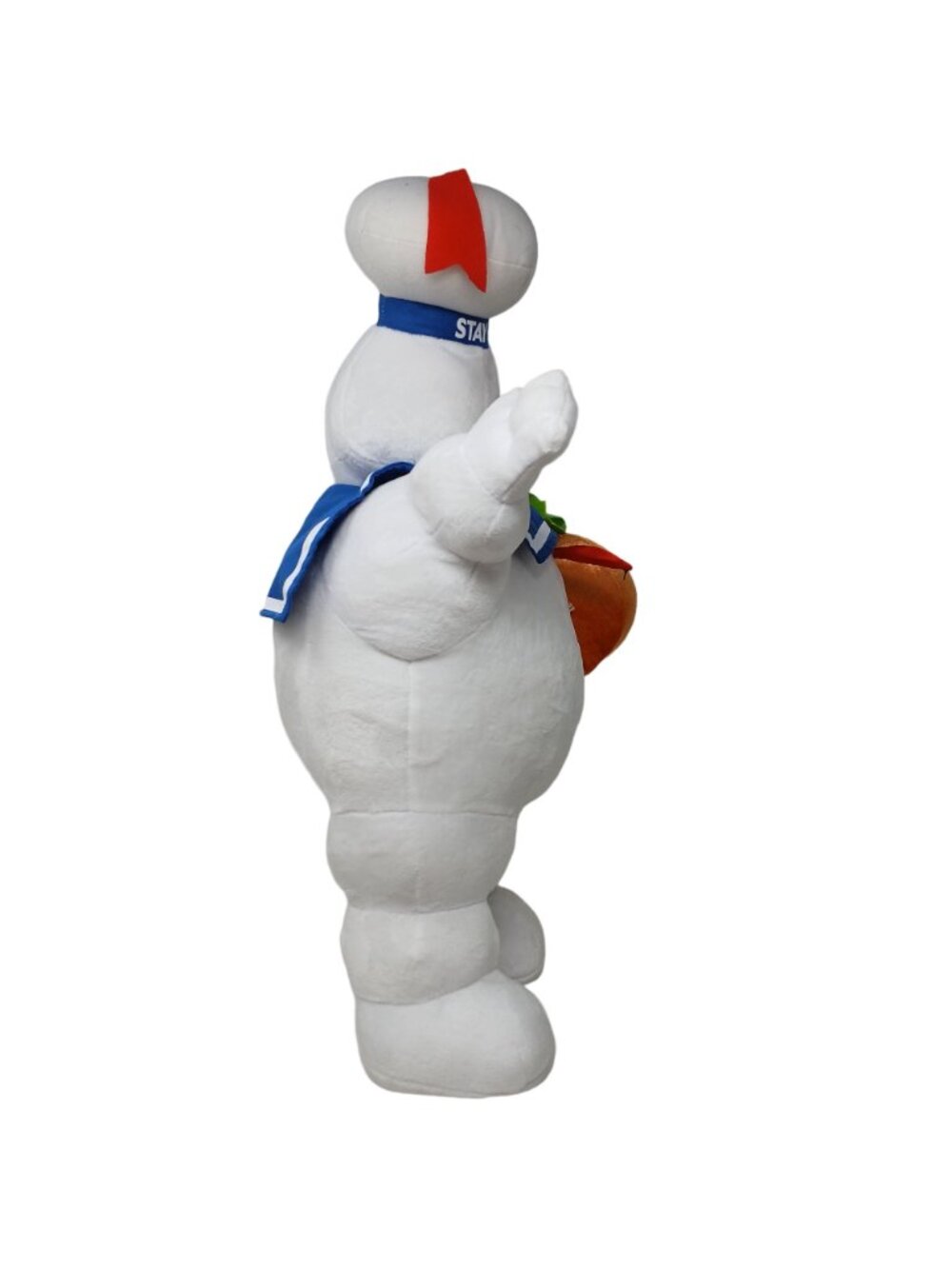 Ghostbusters Stay Puff Marshmallow Man Plush Holding Pumpkin 21" Gemmy #MS-top - Picture 4 of 11
